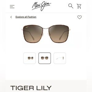 Maui Jim Tiger Lilly sunglasses - tortise/gold